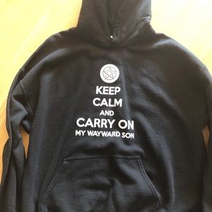 A black supernatural hoodie
